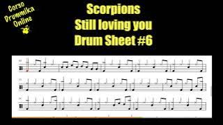 Scorpions -Still loving you-  DRUM TRANSCRIPTION DRUM SHEET MUSIC