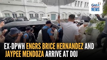 Ex-DPWH Bulacan engineers appear before DOJ over flood control projects | GMA Integrated News