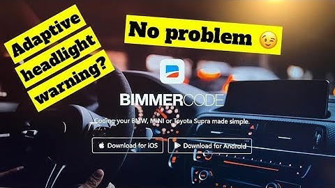 E90 BMW coding out adaptive headlights!!