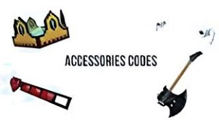Accessories Codes! (HSL)