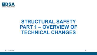 DSA Structural Safety - Overview