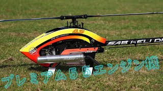 ラジコンヘリ 55エンジンを積んだエンジンヘリ SAB GOBLIN RAW 580