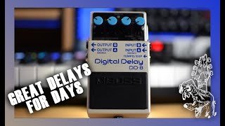 Boss DD8 Delay Pedal play trough with Paul Glover