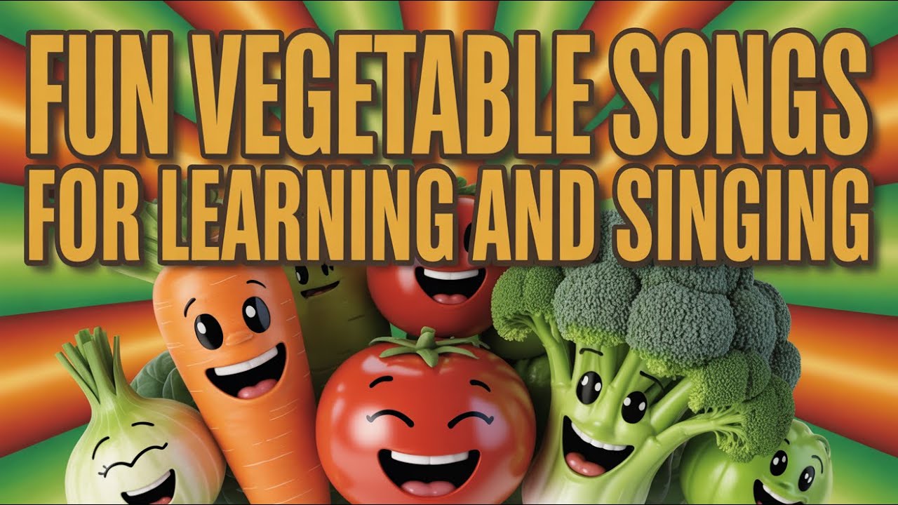 Vegetable Song for Kids | Learn English with Fun Music and Healthy Food Rhymes