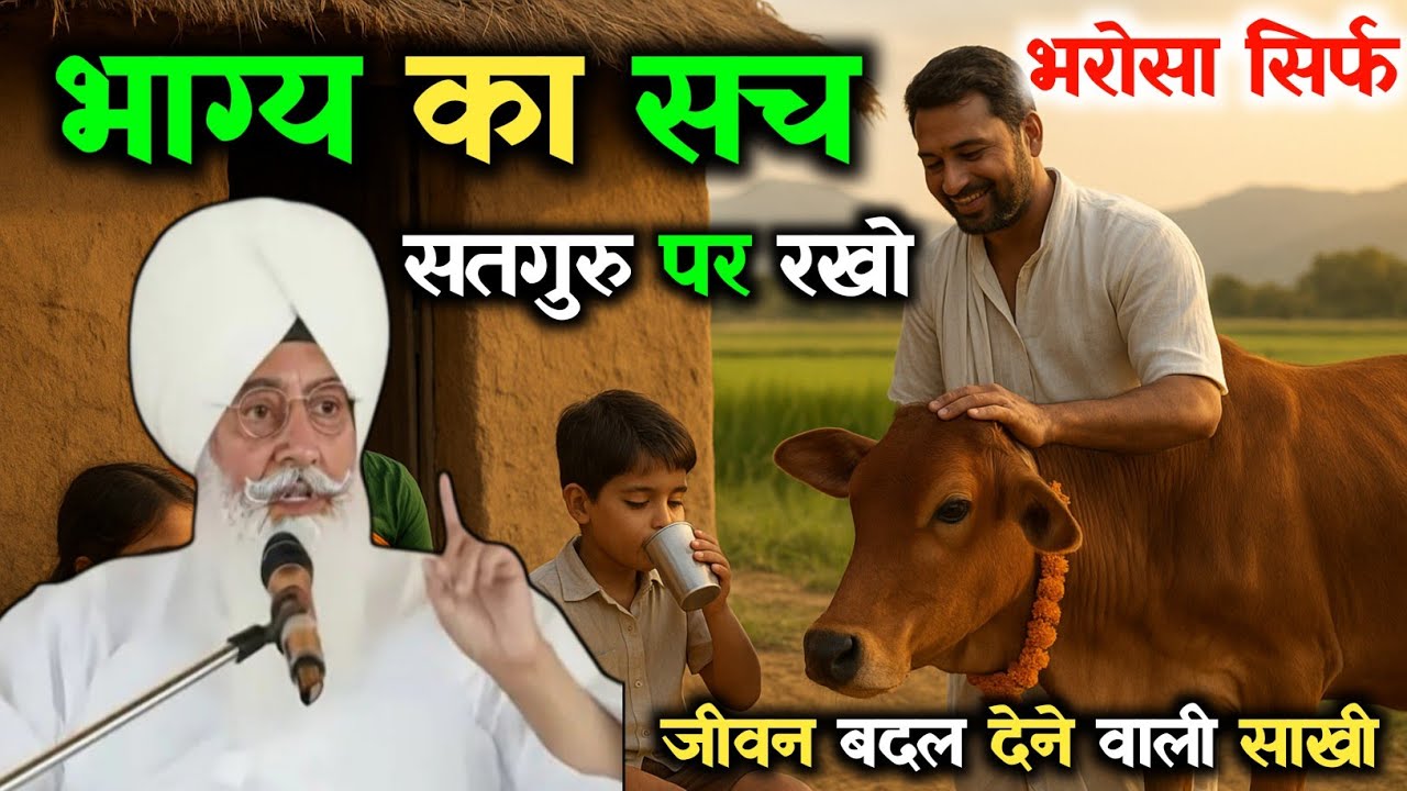 भाग्य का सच क्या होता है। सच्ची साखी || Radha Soami Sakhi भरोसा सिर्फ सतगुरु पर रखो | radha swami ji