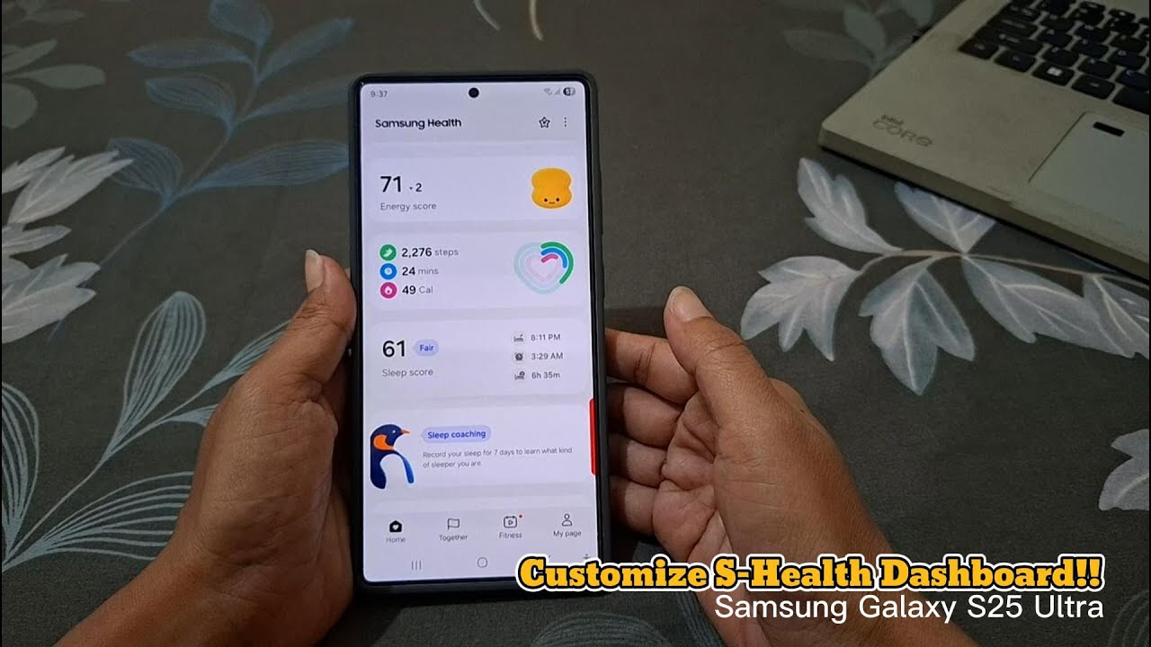 How to Get Started with Samsung Health on Galaxy S25 Ultra (Full Dashboard Overview)