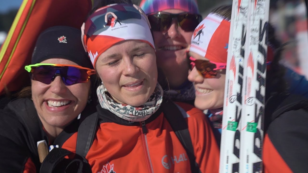 #HOL18 Julia Ransom's Biathlon Farewell - YouTube