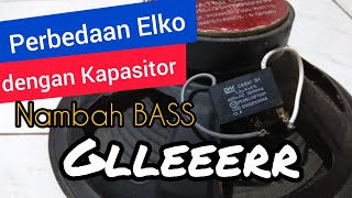 Trik!! Ujicoba Seri vs Pararel ELKO dengan KAPASITOR Menambah BASS, Apakah Gleerr