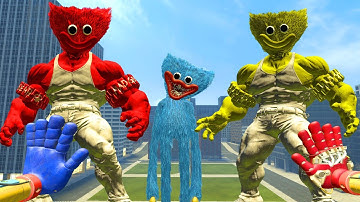 RUN FOR YOUR LIFE! HUGGY WUGGY  WON’T STOP HUNTING ME! | POPPY PLAYTIME IN GARRY