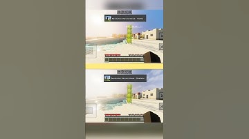 Revolution Vanila vs Realistic || MCPE shaders || #shaders #minecraft #mcpe #viral #rtx  #shorts