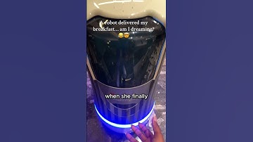 Deze robot stopte niet echt voor haar 🤖🤣 #shorts