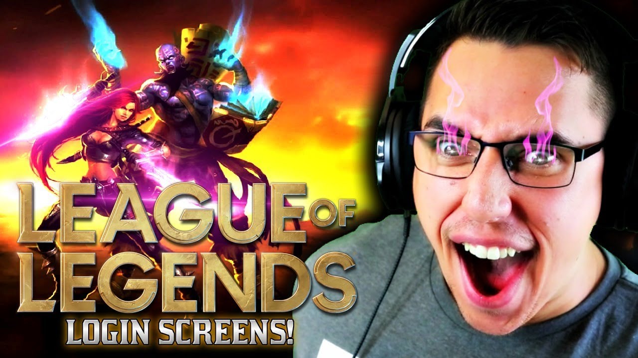 I watched EVERY League Of Legends Login screen for the first time