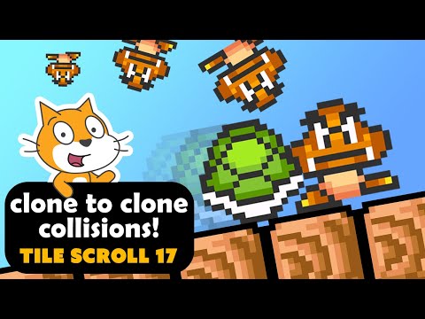 Clone Collision Tricks | Koopa & Shells | Tile Scrolling Platformer e17