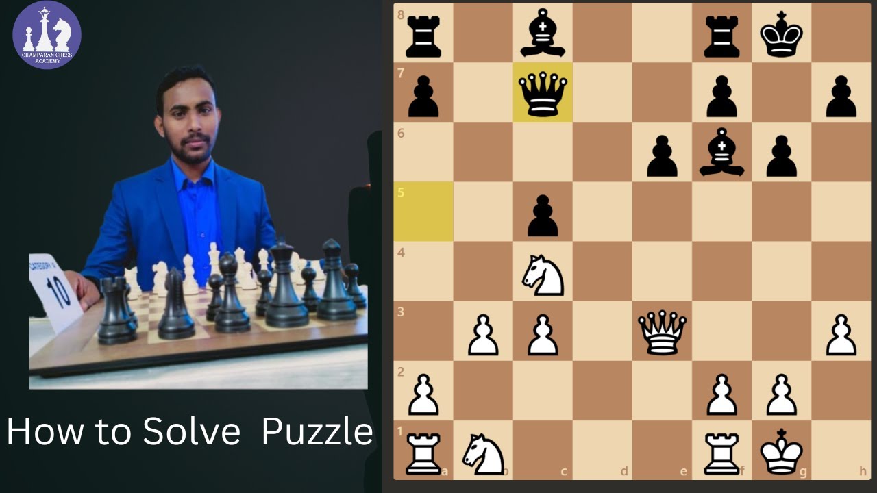 How To Solve Chess Puzzles ,Chess.com Puzzle Rating Target 3500 #chess ...