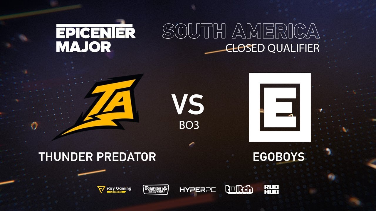 EgoBoys vs Thunder Predator, EPICENTER Major 2019 SA Closed Quals , bo3, game 1 [Eritel] games people play