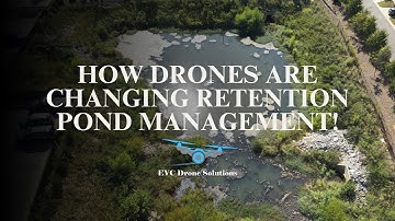 "How Drones Revolutionize Retention Pond Management | 3D Mapping & Data Collection Explained"