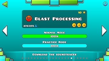 Blast processing 100% (All Coins) - Geometry Dash