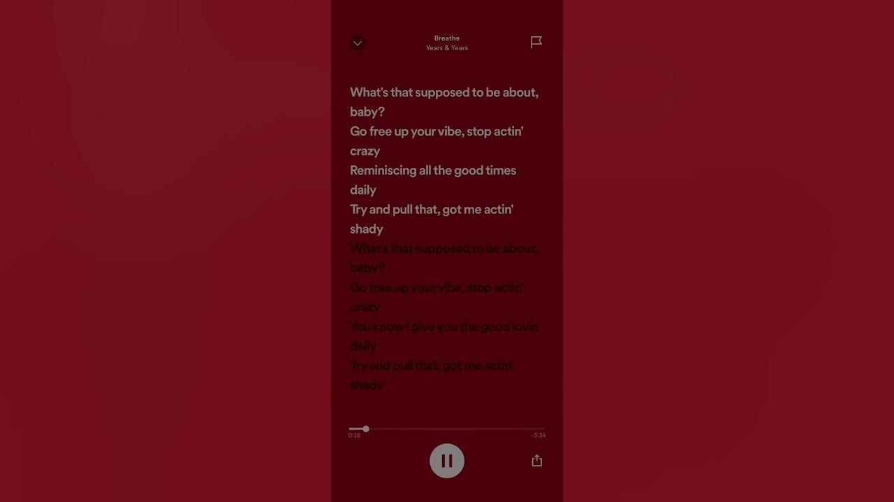 Breathe - Years & Years: Sped Up
