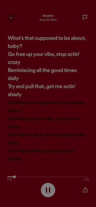 Breathe - Years & Years: Sped Up