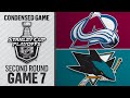 05/08/19 Second Round, Gm7: Avalanche @ Sharks