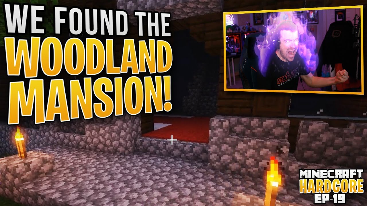 HARDCORE MINECRAFT! We find the Woodland Mansion! Ep. 19
