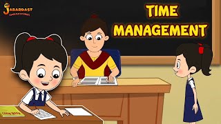Time management | Value of Time | Animated Stories | English Cartoon | English Stories