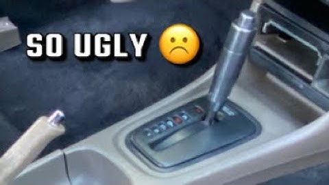 How To Un-Rice Your 94-02 Integra•Stock Automatic Shift Knob Install