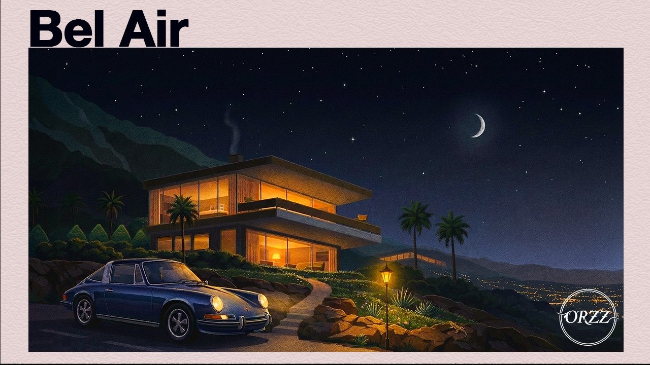 Bel Air Nightscape | Jazz House Mix Relaxing Jazz House for Late Night Study