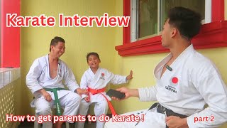 JKA Lipa Parents Interview (How to get Parents to do Karate with their Kids)