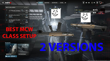 BEST "MCW" CLASS SETUP (2 Versions) - MW3 BETA