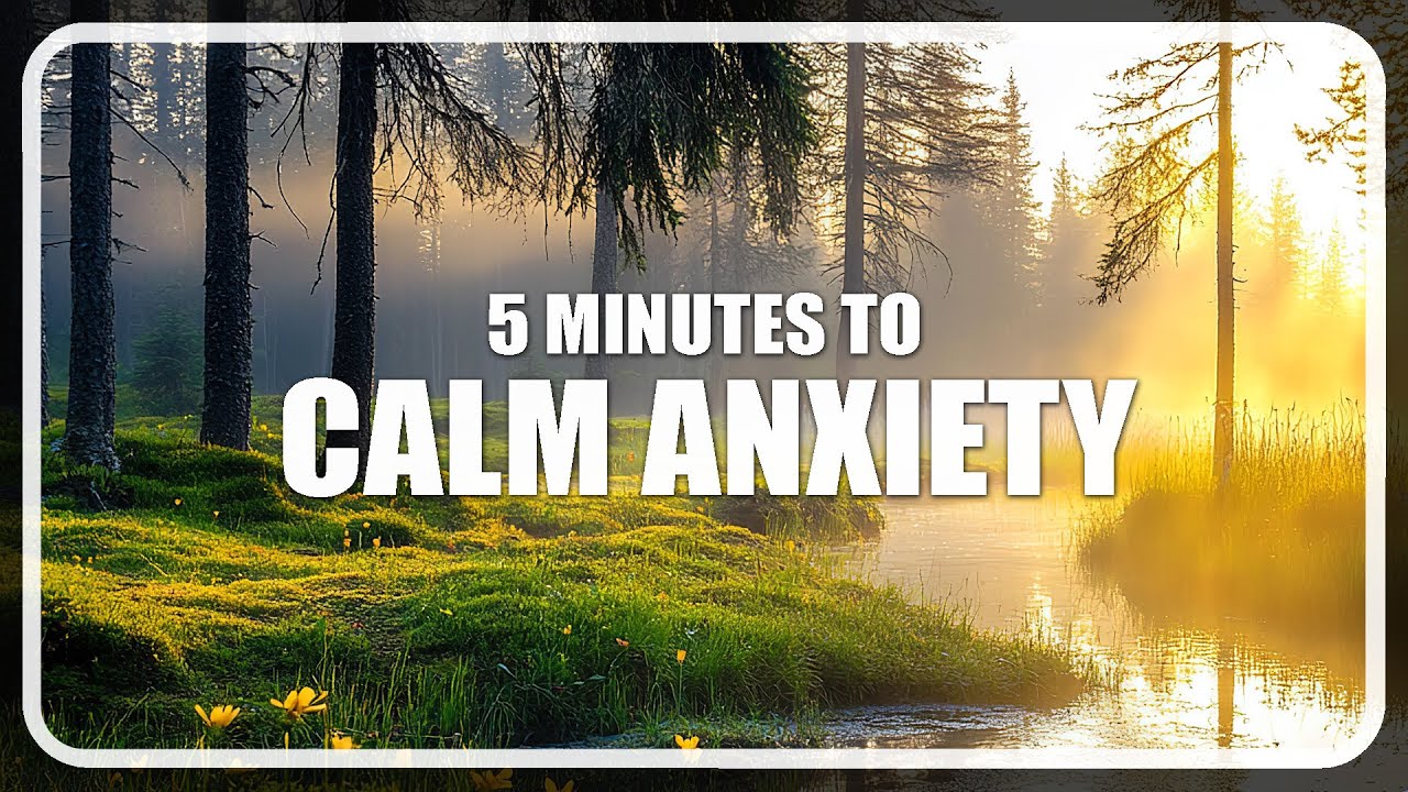 Calm Anxiety | 5 Minute Guided Meditation to Feel Safe and Steady - YouTube