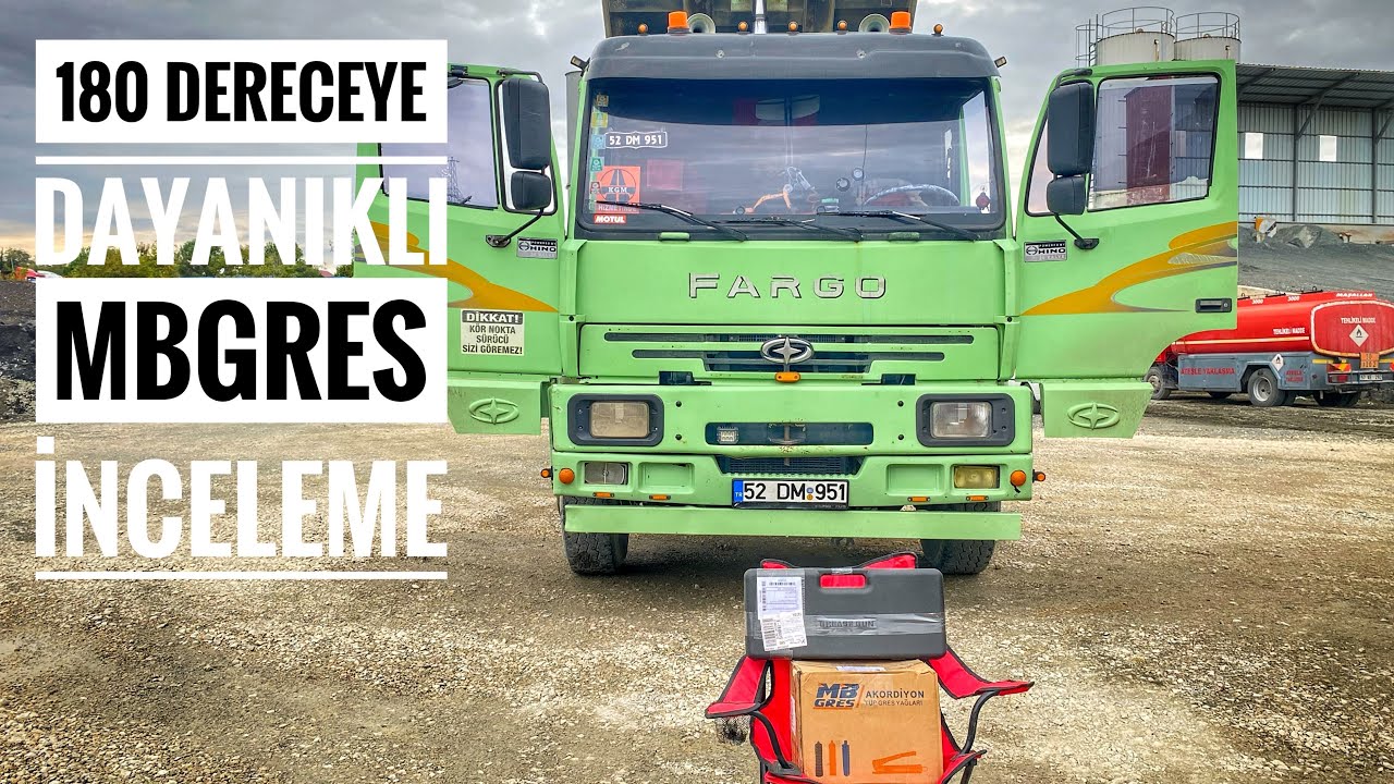 Kamyon Yağlamak Çok Kolay | MB Gres Akordiyon Tüp Gres Makinesi İncelemesi | ostiworks 