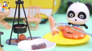 풍성한 야외 식사| 신기한 주스와 팝콘|장난감이야기 모음|토이버스|Kids Toys | Baby Doll Play | ToyBus