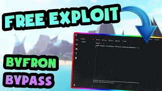 How to exploit in ROBLOX after BYFRON  (FREE!)