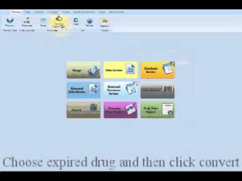 PharmaCare Pharmacy Management Software (V 1) - convert to expired store