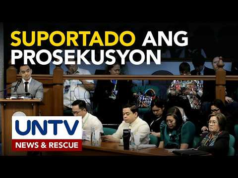 Naghain ng impeachment complaints vs VP Sara, suportado ang stratehiya ng prosekusyon