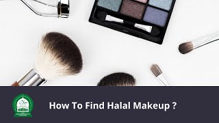 How To Find Halal Make Up