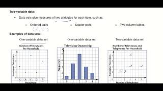 MAP4C Unit4 Lesson 1 - 3.1 Two Variable Data Sets Wealth