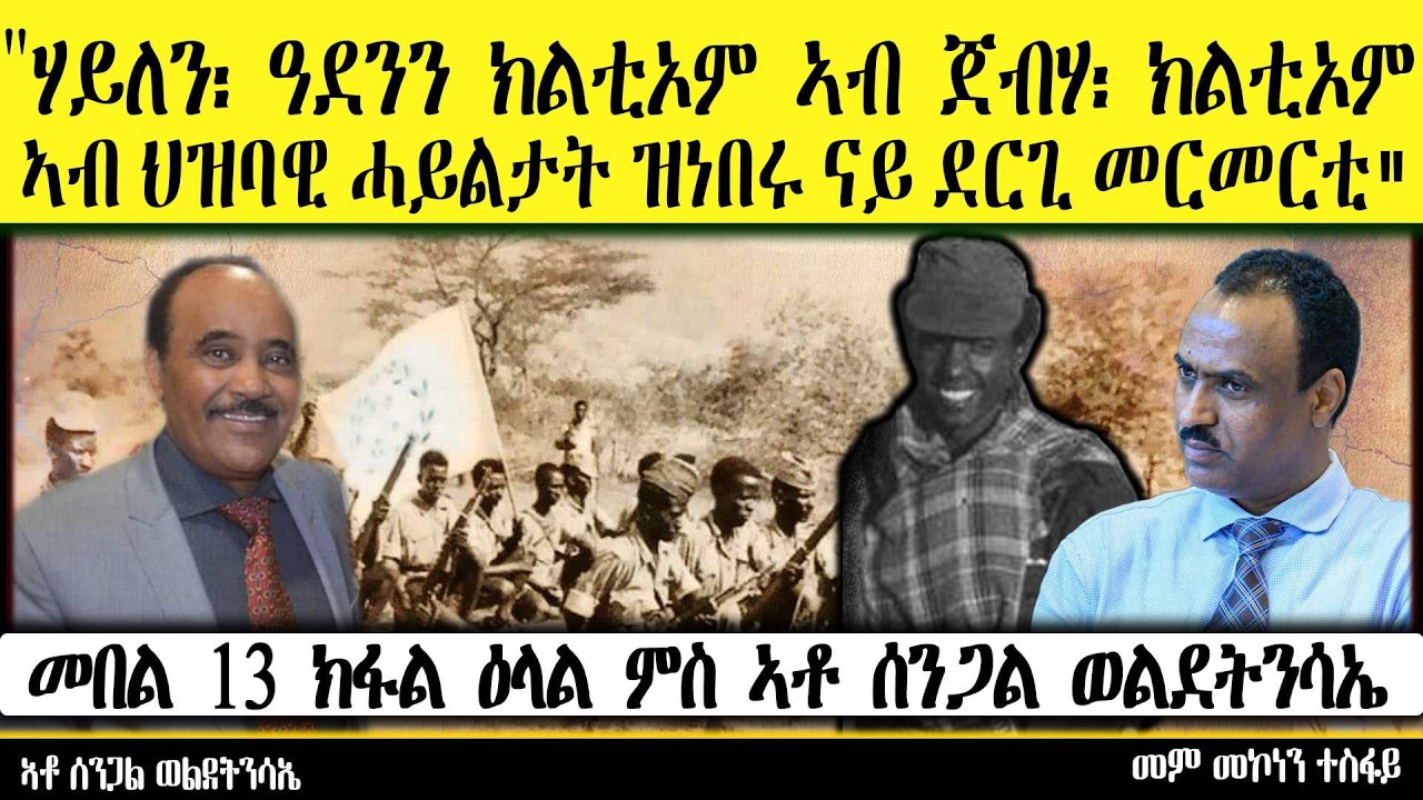 Part 13 Interview with Mr Sengal Weldetnsae about Teklay Aden, Haile Weldeslasie and Alem Bekan