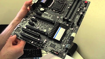 Gigabyte Z77X-UD4H Motherboard Unboxing & Overview