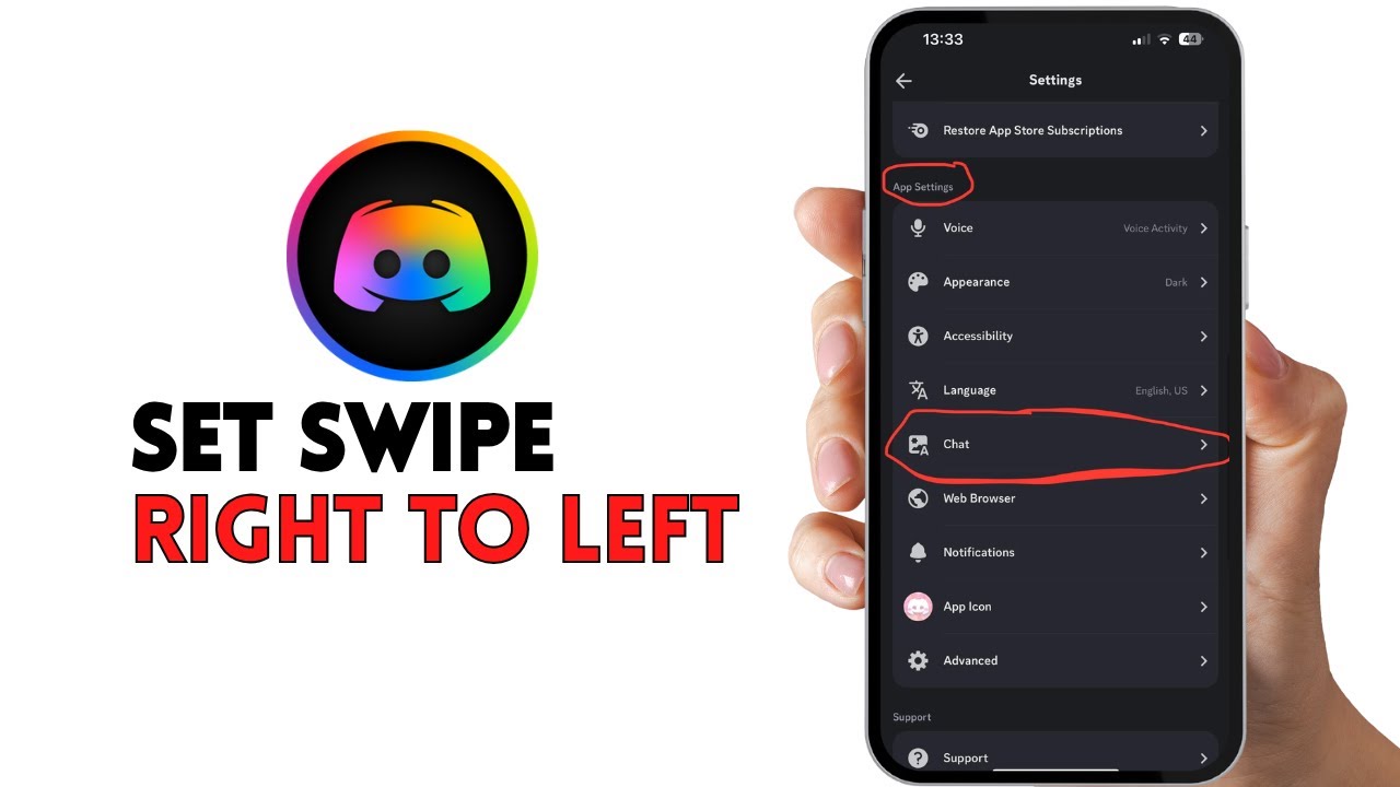 HOW TO SET DISCORD SWIPE RIGHT TO LEFT ACROSS A MESSAGE OPTION (2025 GUIDE)