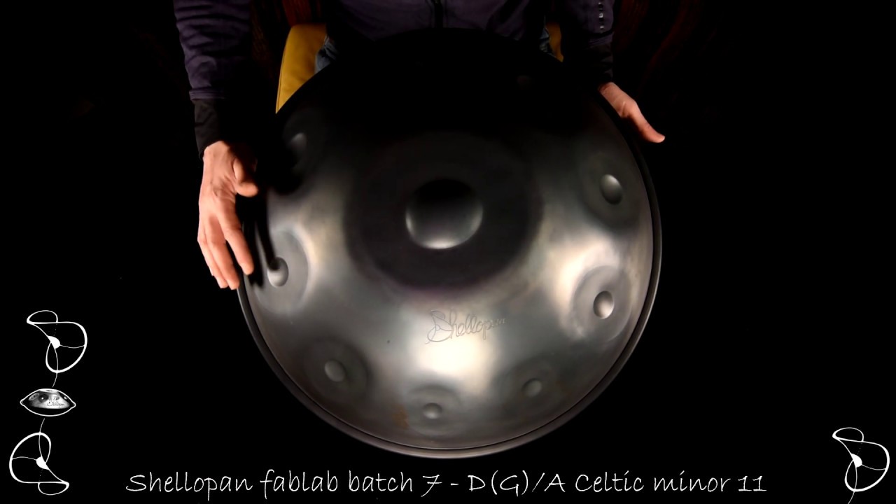 Handpan - D(G)/A Celtic Minor 11 - Shellopan fablab batch 7
