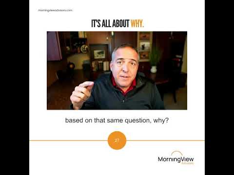 It is important to start with Why.