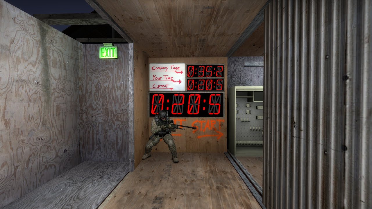 CS:GO Gun Range 64 Tick AWP Co-op in 20.5 - YouTube