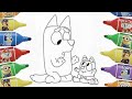Bluey Coloring Pages for Kids Step by Step | Drawing for Kids