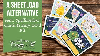 A SheetLoad Alternative using Spellbinders Quick & Easy Card Kit March 2023 #slctmar2023