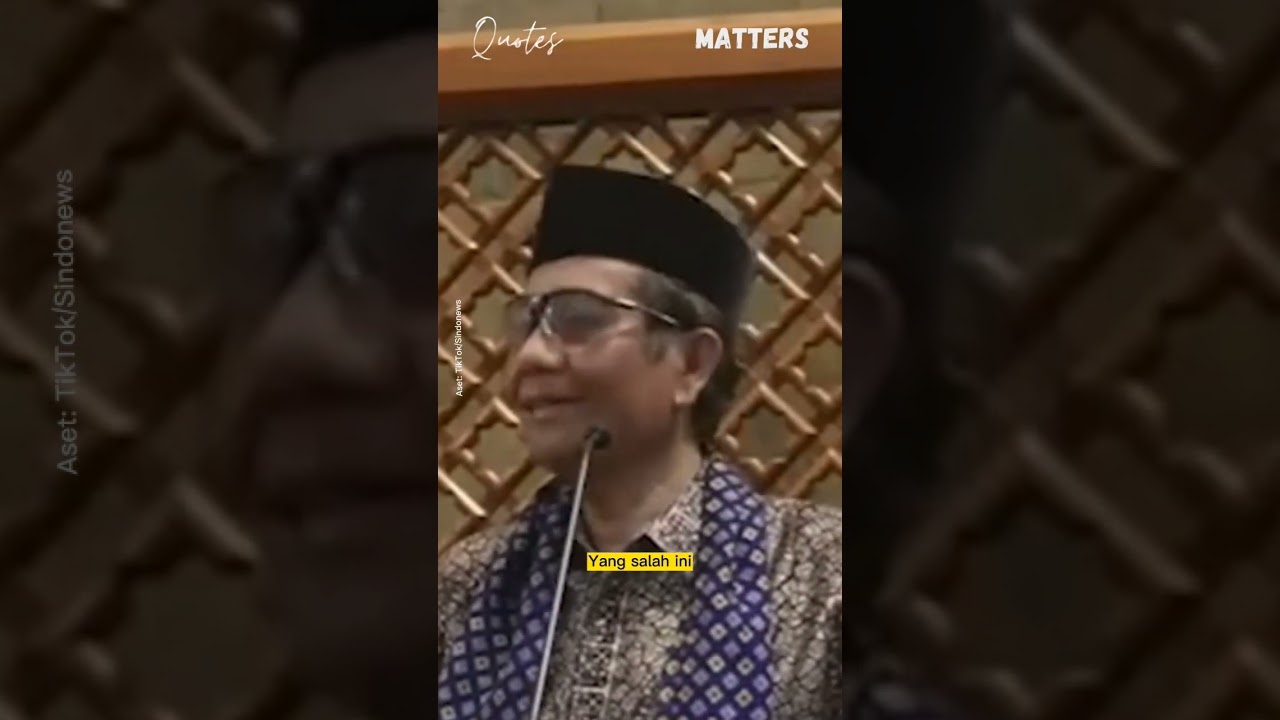 MAHFUD MD KRITIK DPR 