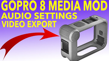 Gopro hero 8 media mod Audio settings