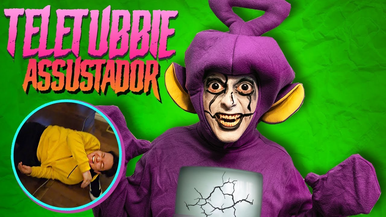 mikhaela mahony TELLETUBIE ASSUSTADOR! 😱 * trollagem *