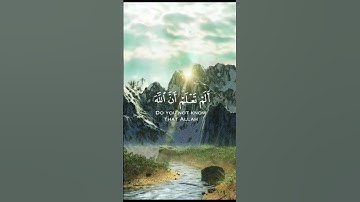 (ألم تعلم أن الله على كل شيء قدير) بصوت القارئ ياسر الدوسري